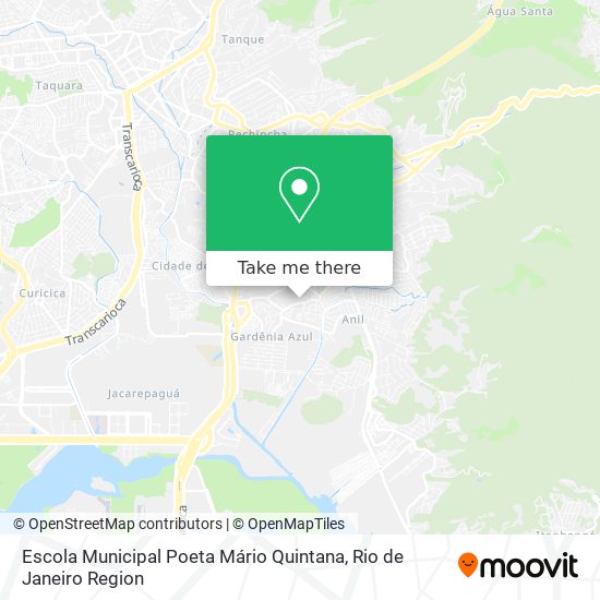 Mapa Escola Municipal Poeta Mário Quintana