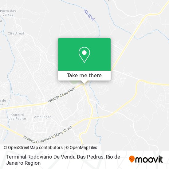 Mapa Terminal Rodoviário De Venda Das Pedras