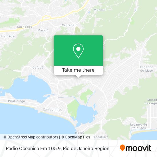 Rádio Oceânica Fm 105.9 map