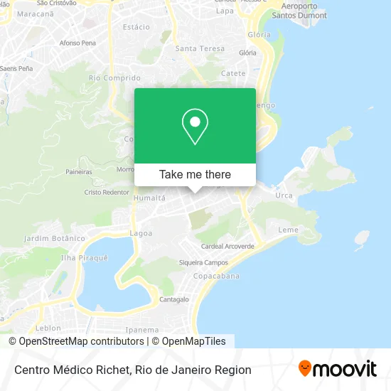 Centro Médico Richet map