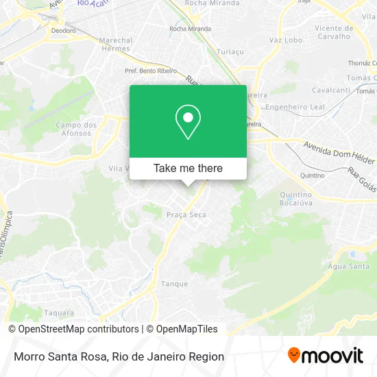 Morro Santa Rosa map