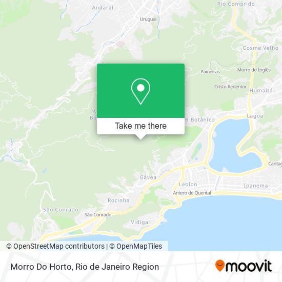 Mapa Morro Do Horto