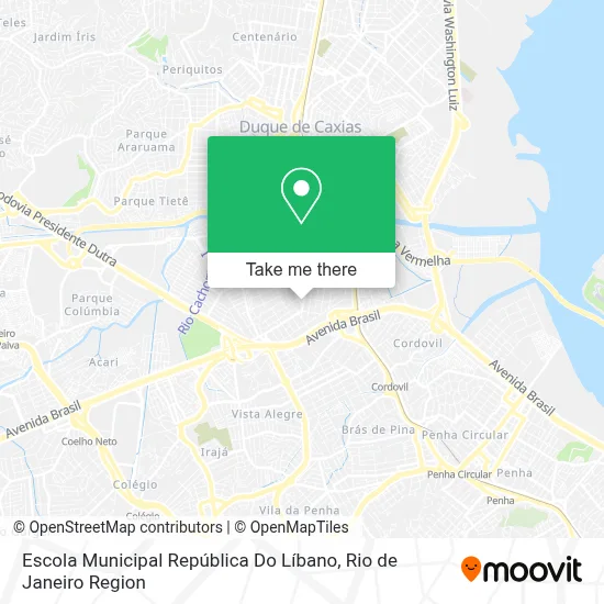 Escola Municipal República Do Líbano map