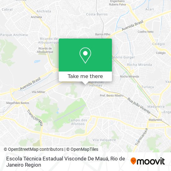 Escola Técnica Estadual Visconde De Mauá map