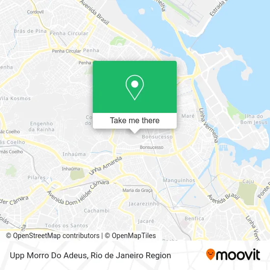 Upp Morro Do Adeus map