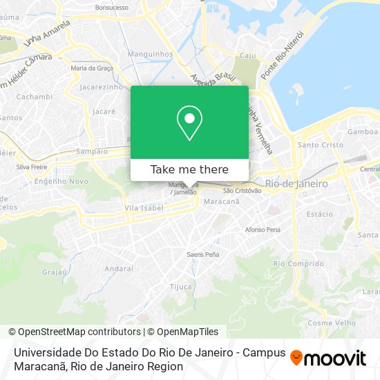 Mapa Universidade Do Estado Do Rio De Janeiro - Campus Maracanã