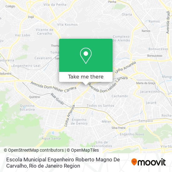 Mapa Escola Municipal Engenheiro Roberto Magno De Carvalho