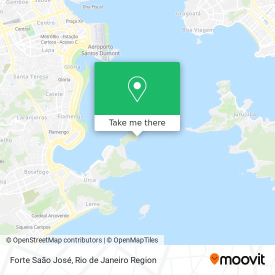 Forte Saão José map