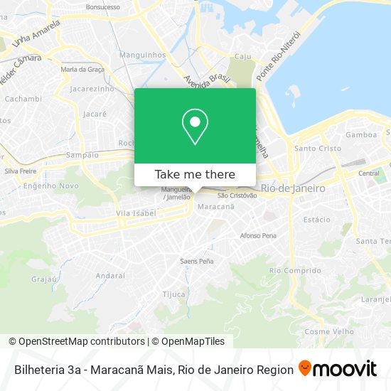 Bilheteria 3a - Maracanã Mais map