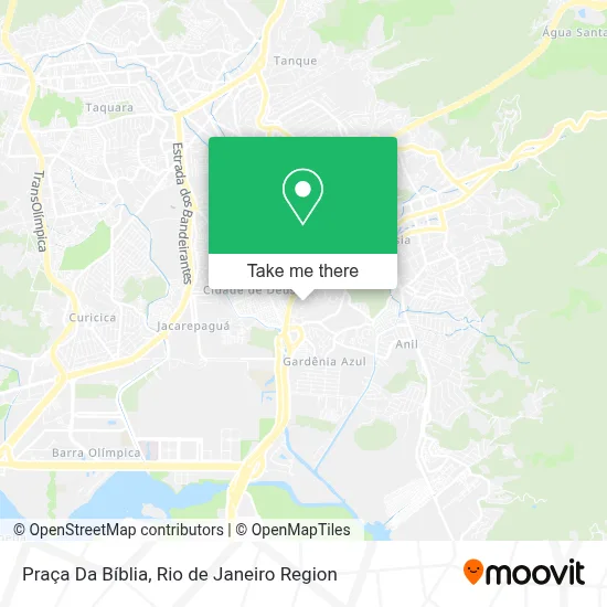 Praça Da Bíblia map