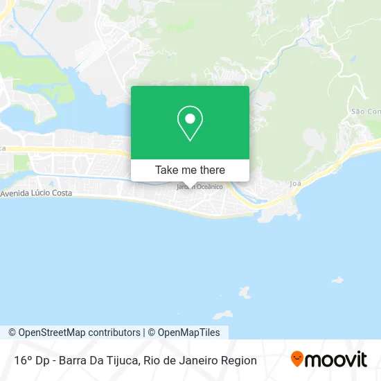 16º Dp - Barra Da Tijuca map