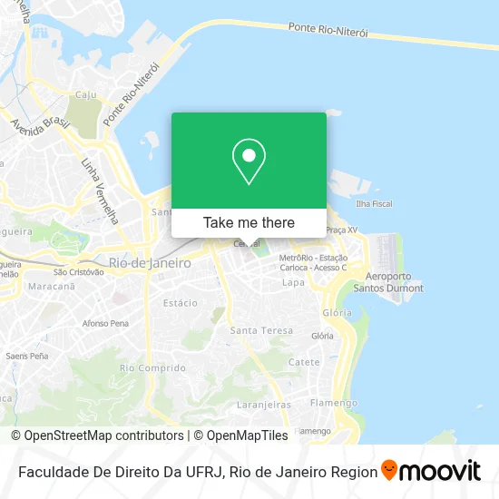 Faculdade De Direito Da UFRJ map