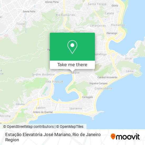 Mapa Estação Elevatória José Mariano