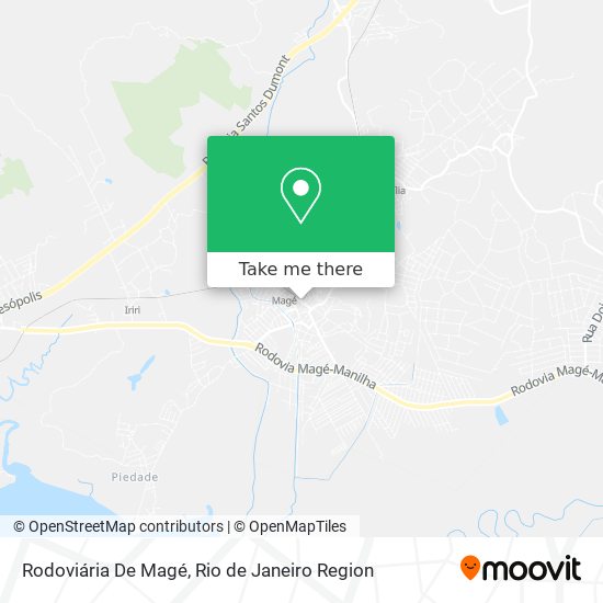 Mapa Rodoviária De Magé