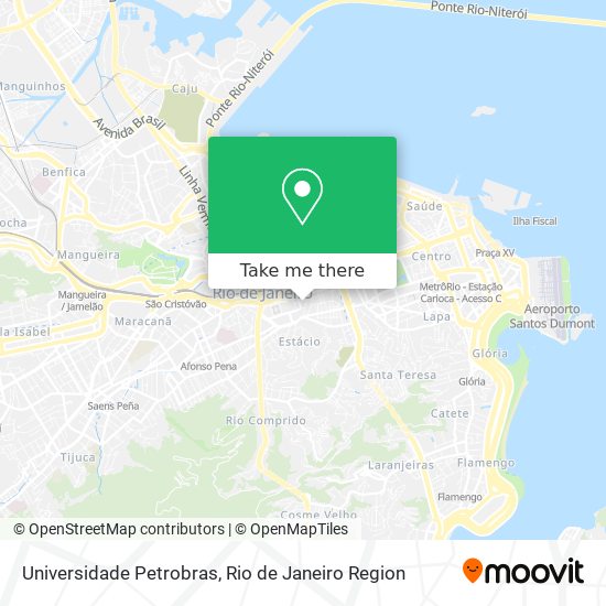 Universidade Petrobras map