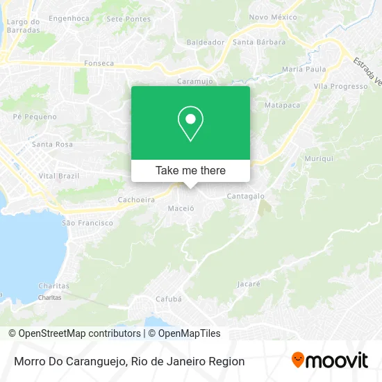 Morro Do Caranguejo map