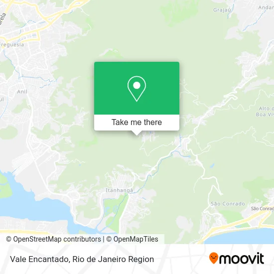 Vale Encantado map