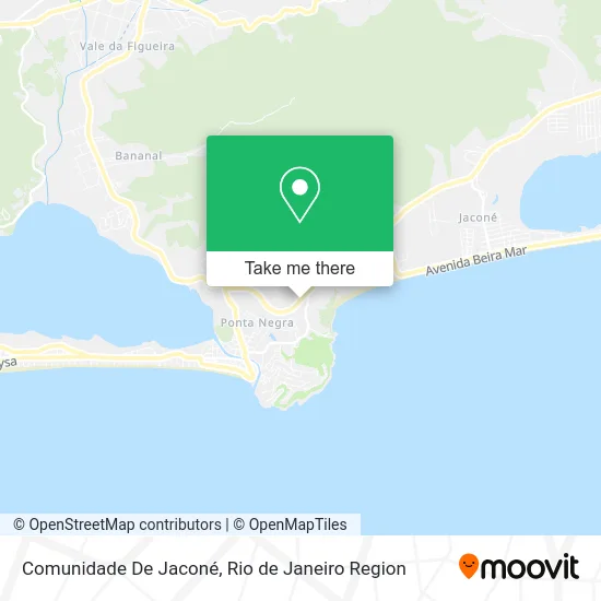 Comunidade De Jaconé map