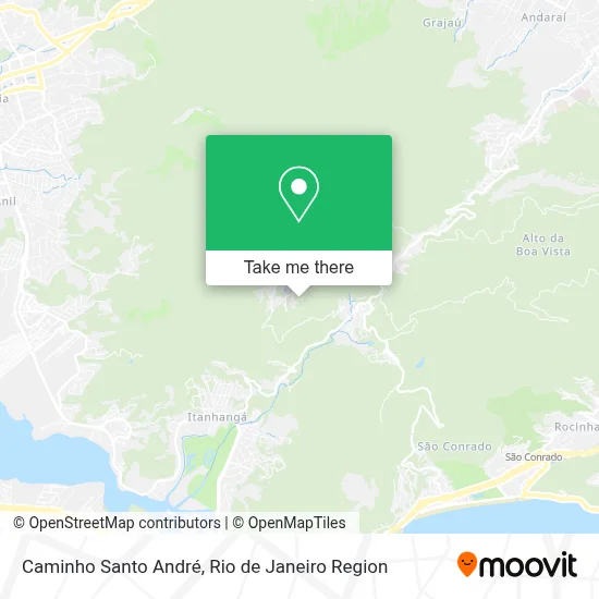 Caminho Santo André map