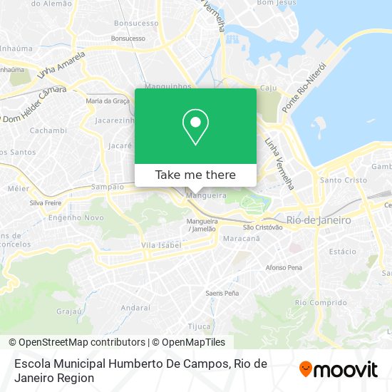 Mapa Escola Municipal Humberto De Campos
