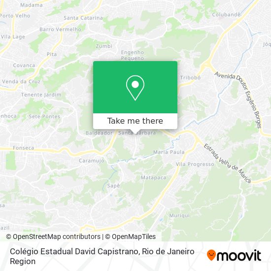 Colégio Estadual David Capistrano map