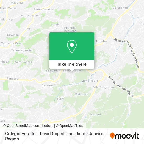 Colégio Estadual David Capistrano map