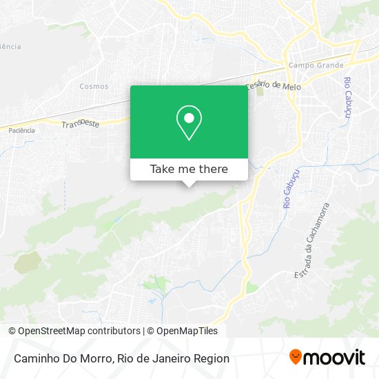 Mapa Caminho Do Morro