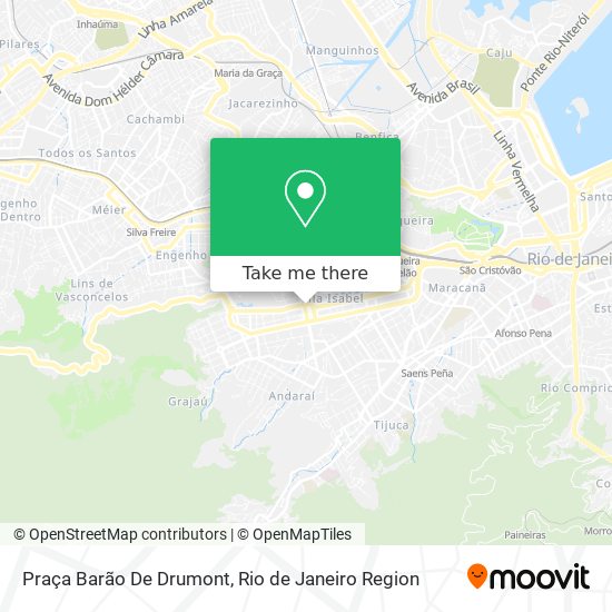 Mapa Praça Barão De Drumont