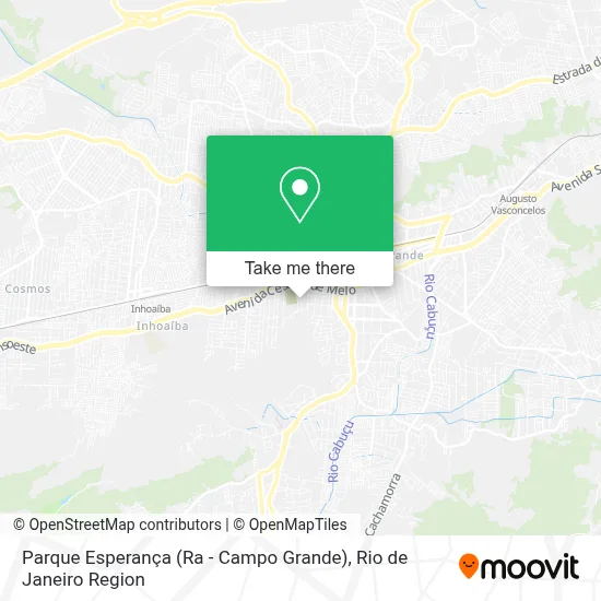 Parque Esperança (Ra - Campo Grande) map