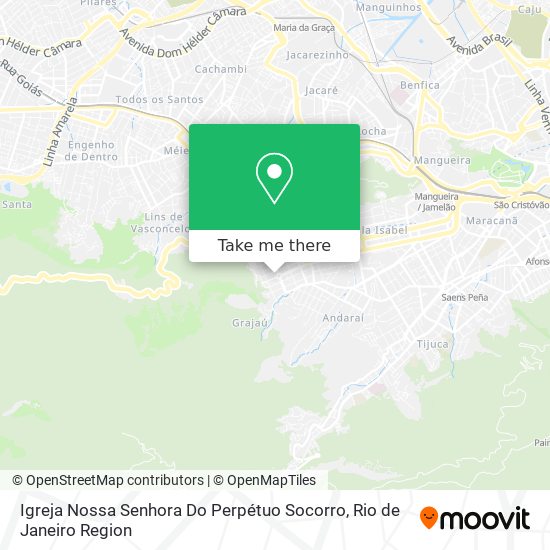 Mapa Igreja Nossa Senhora Do Perpétuo Socorro