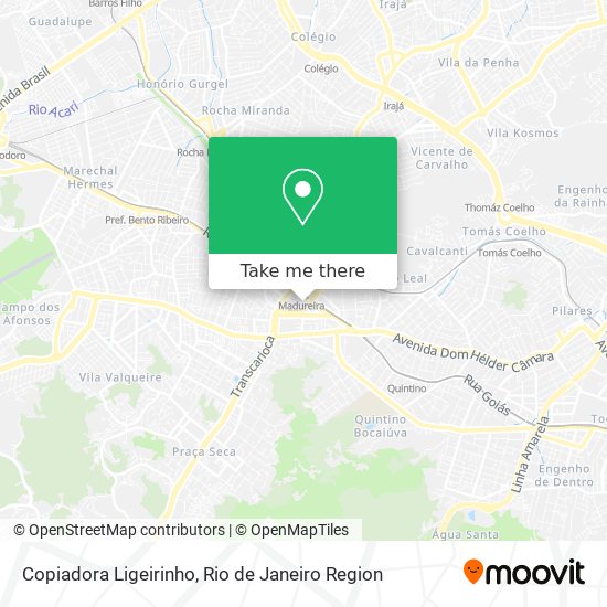 Copiadora Ligeirinho map