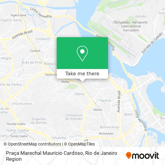 Mapa Praça Marechal Maurício Cardoso