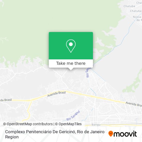 Mapa Complexo Penitenciário De Gericinó