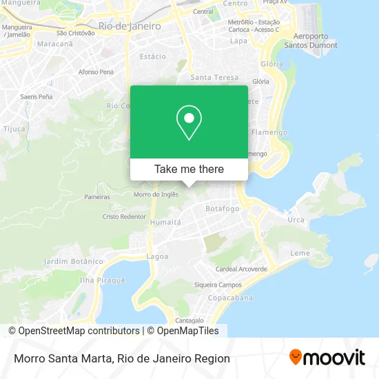 Morro Santa Marta map