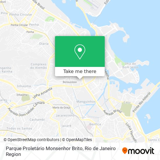 Parque Proletário Monsenhor Brito map