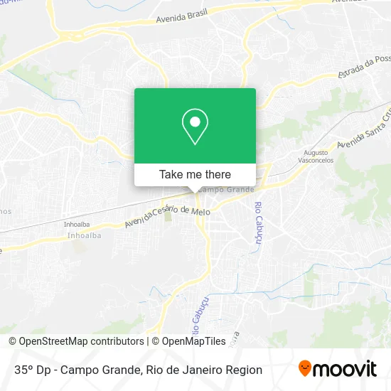 35º Dp - Campo Grande map