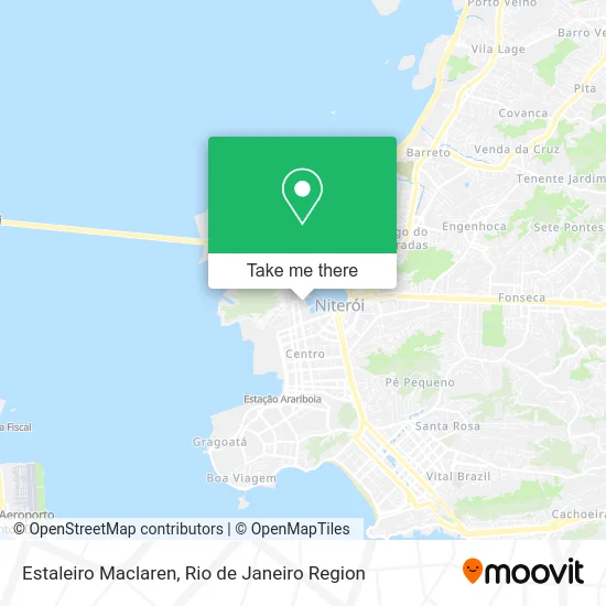 Estaleiro Maclaren map