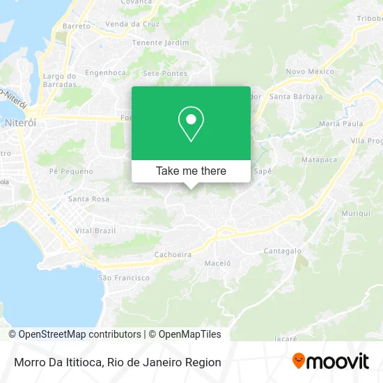 Morro Da Ititioca map