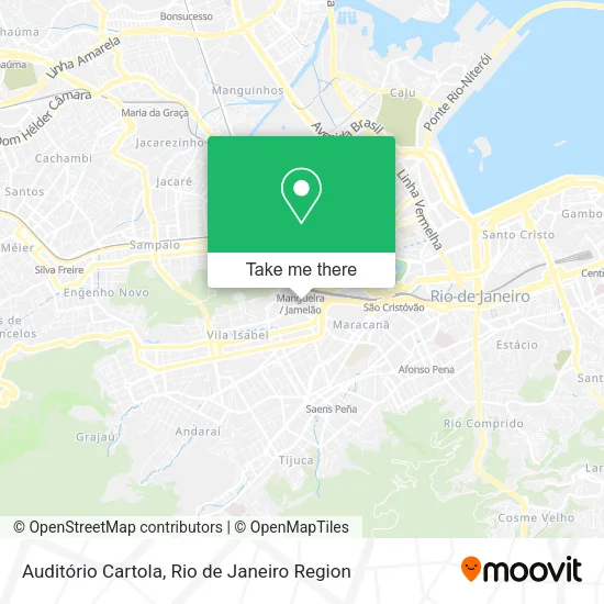 Auditório Cartola map