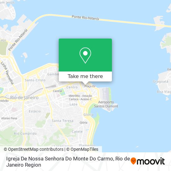 Mapa Igreja De Nossa Senhora Do Monte Do Carmo