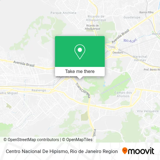 Centro Nacional De Hipismo map