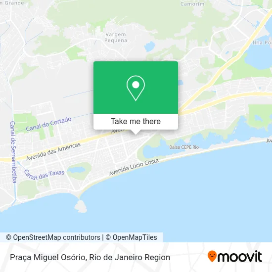Praça Miguel Osório map