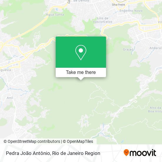 Mapa Pedra João Antônio