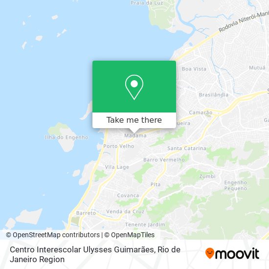 Mapa Centro Interescolar Ulysses Guimarães