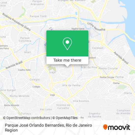 Parque José Orlando Bernardes map