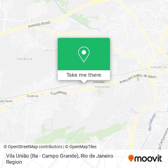 Vila União (Ra - Campo Grande) map