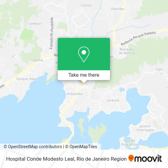 Hospital Conde Modesto Leal map