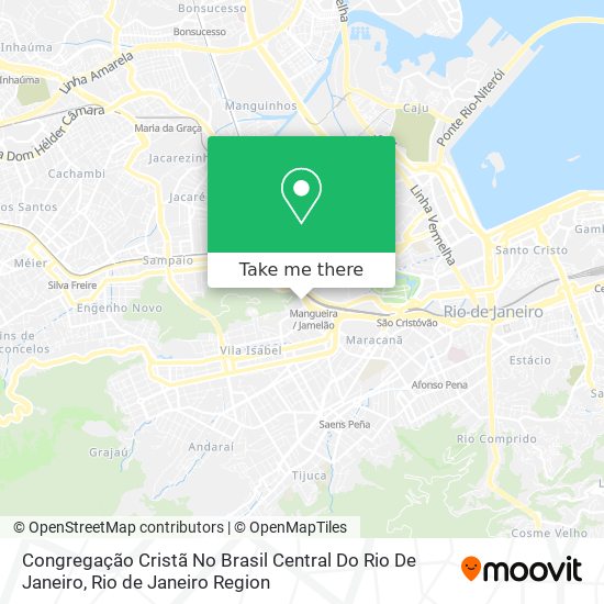 Congregação Cristã No Brasil Central Do Rio De Janeiro map