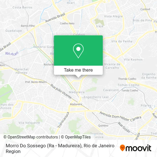 Morro Do Sossego (Ra - Madureira) map