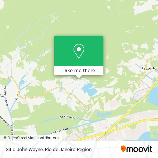 Mapa Sítio John Wayne